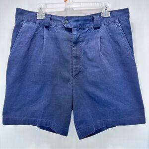 Vintage Tilley Shorts Mens 35 x 7 Navy Blue Endurables‎ Cargo Utility Dad Safari